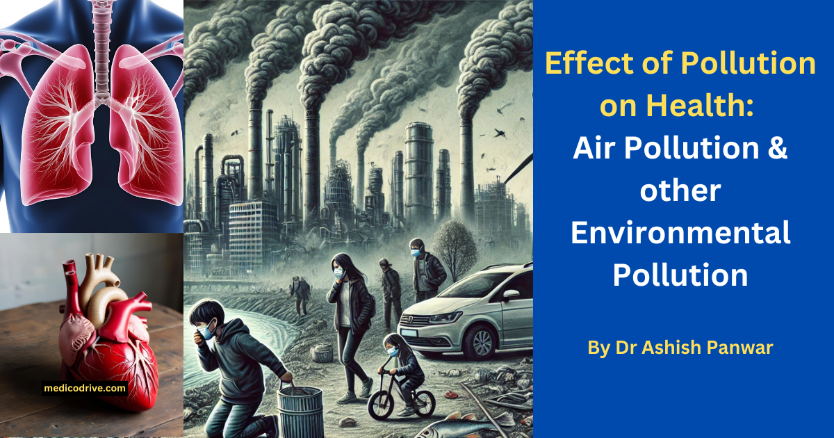 Effect of Pollution on Health: Air Pollution & other Environmental Pollution